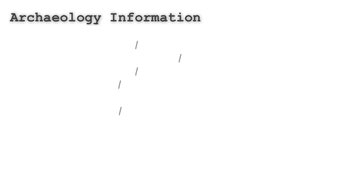 Archaeology Information
http://www.acra-crm.org/archaeolinks.html
http://www.aaanet.org/
http://www.archaeological.org/
http://archnet.asu.edu/
http://www.saa.org/
http://www.scahome.org
http://www.sha.org/
Advisory Council on Historic Preservation
	•	National Park Service Heritage Preservation Services
National Trust for Historic Preservation